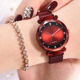 Star gradient dial watch