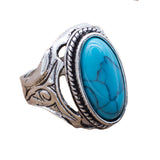 Vintage Green Stone Rings