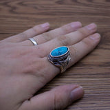 Vintage Green Stone Rings