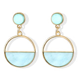 Geometric Drop Earrings