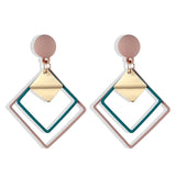 Geometric Drop Earrings
