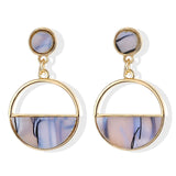 Geometric Drop Earrings