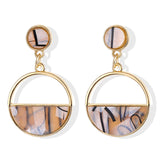 Geometric Drop Earrings
