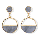 Geometric Drop Earrings