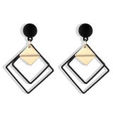 Geometric Drop Earrings