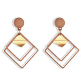 Geometric Drop Earrings