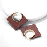 Geometric Drop Earrings