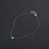 Shiny Zircon Crystal Pendant Necklace