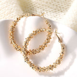 Round Hoop Earrings