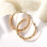 Round Hoop Earrings