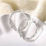 Round Hoop Earrings