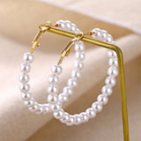 Round Hoop Earrings