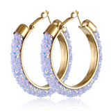 Round Hoop Earrings