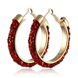 Round Hoop Earrings