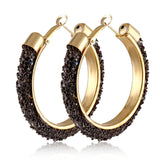 Round Hoop Earrings